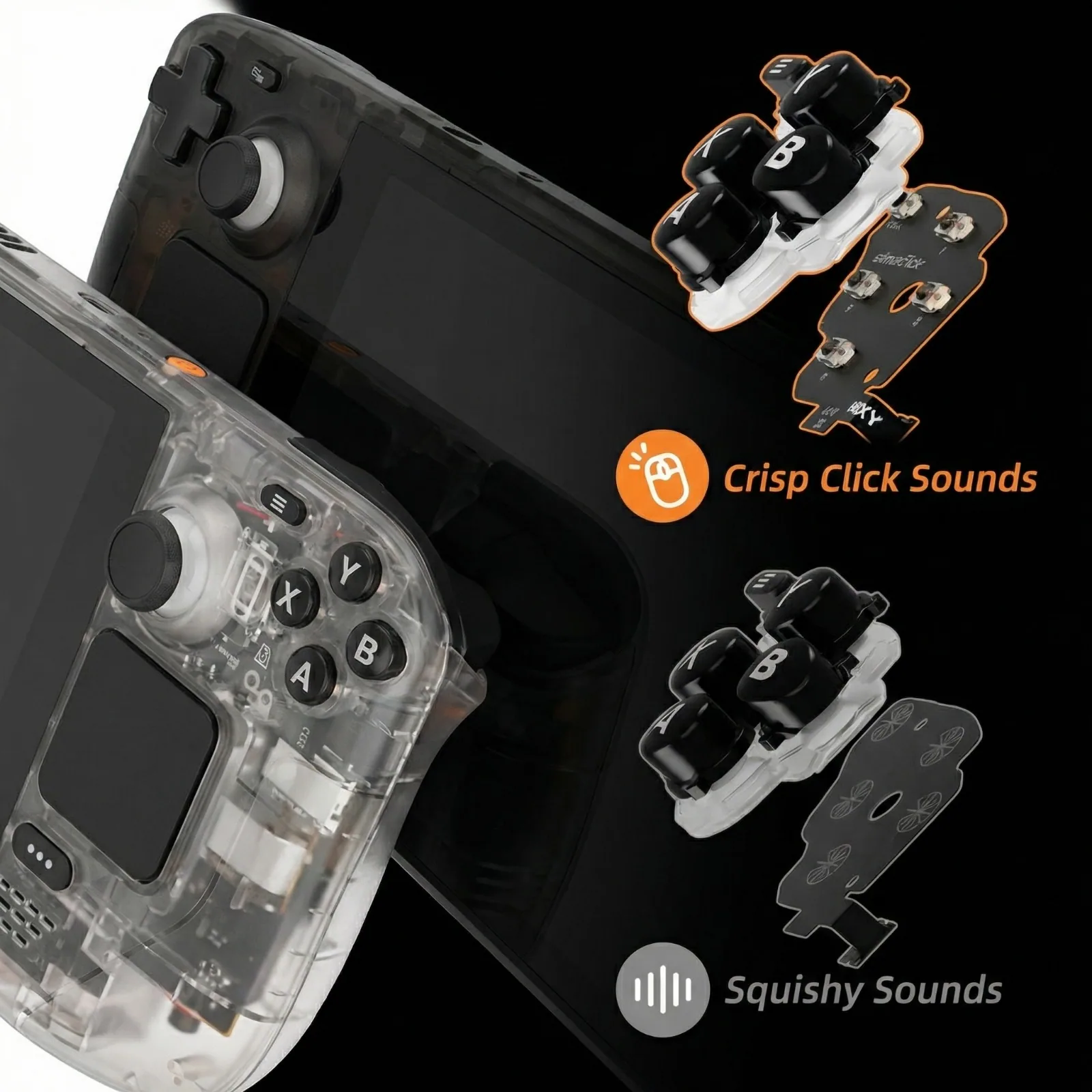 Rate Face Clicky Kit for Steam Deck OLED