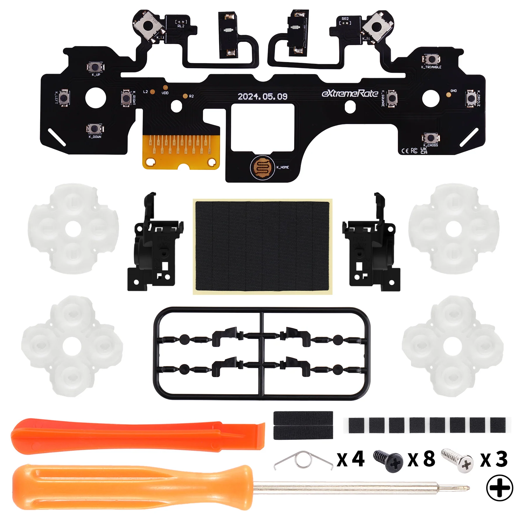 eXtremeRate PS5 Controller BDM-030 Micro Switch L2R2  Buttons Clicky Kit