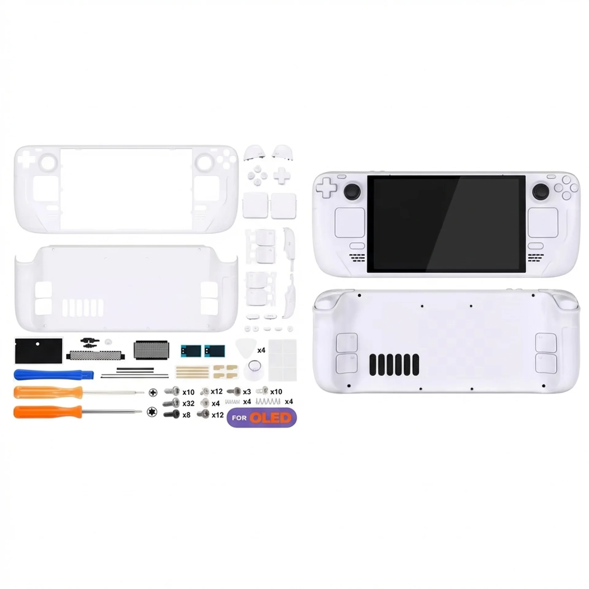 Steam Deck Oled Shell white colour