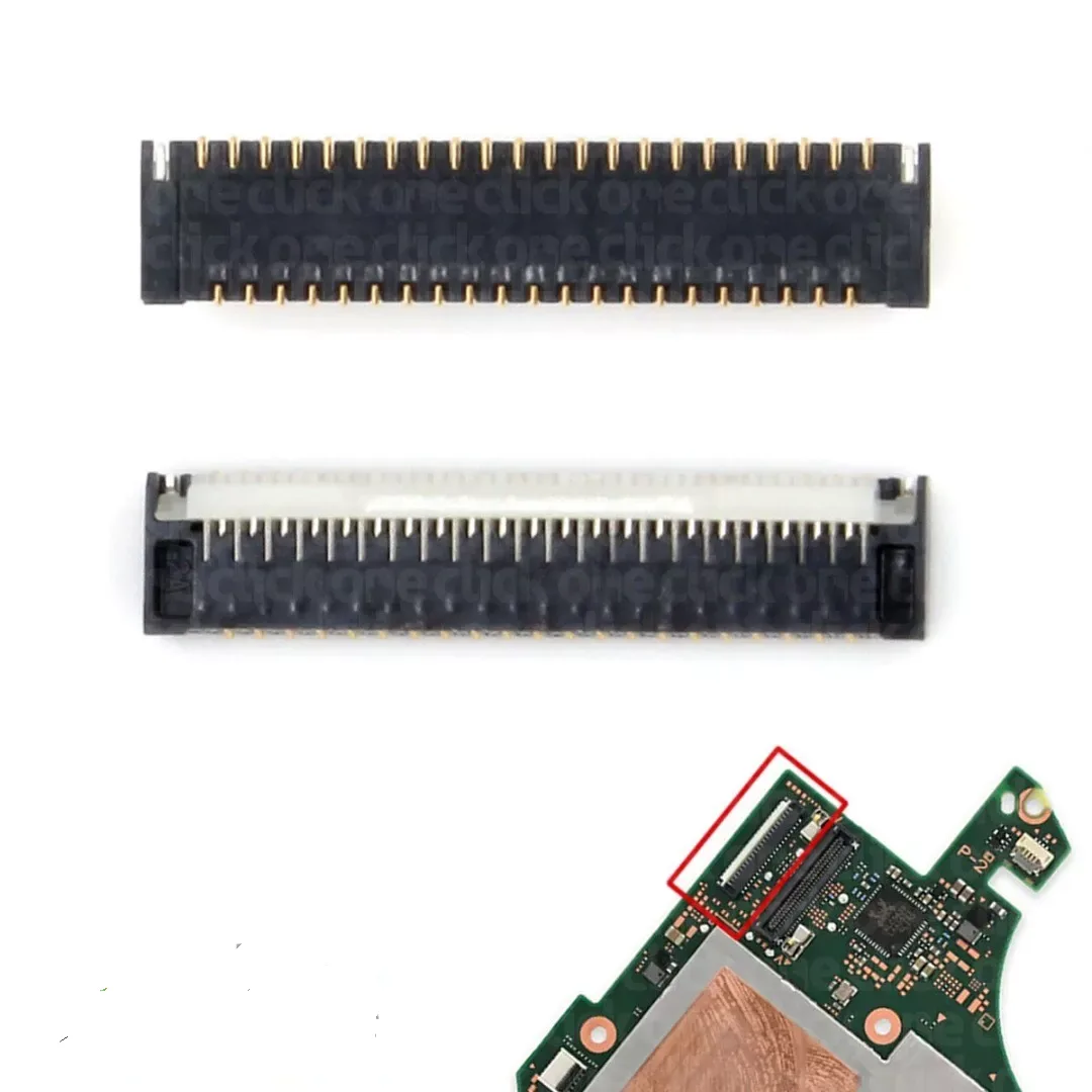 Switch OLED LCD Screen ZIF FPC Ribbon Cable Socket Connector Clip
