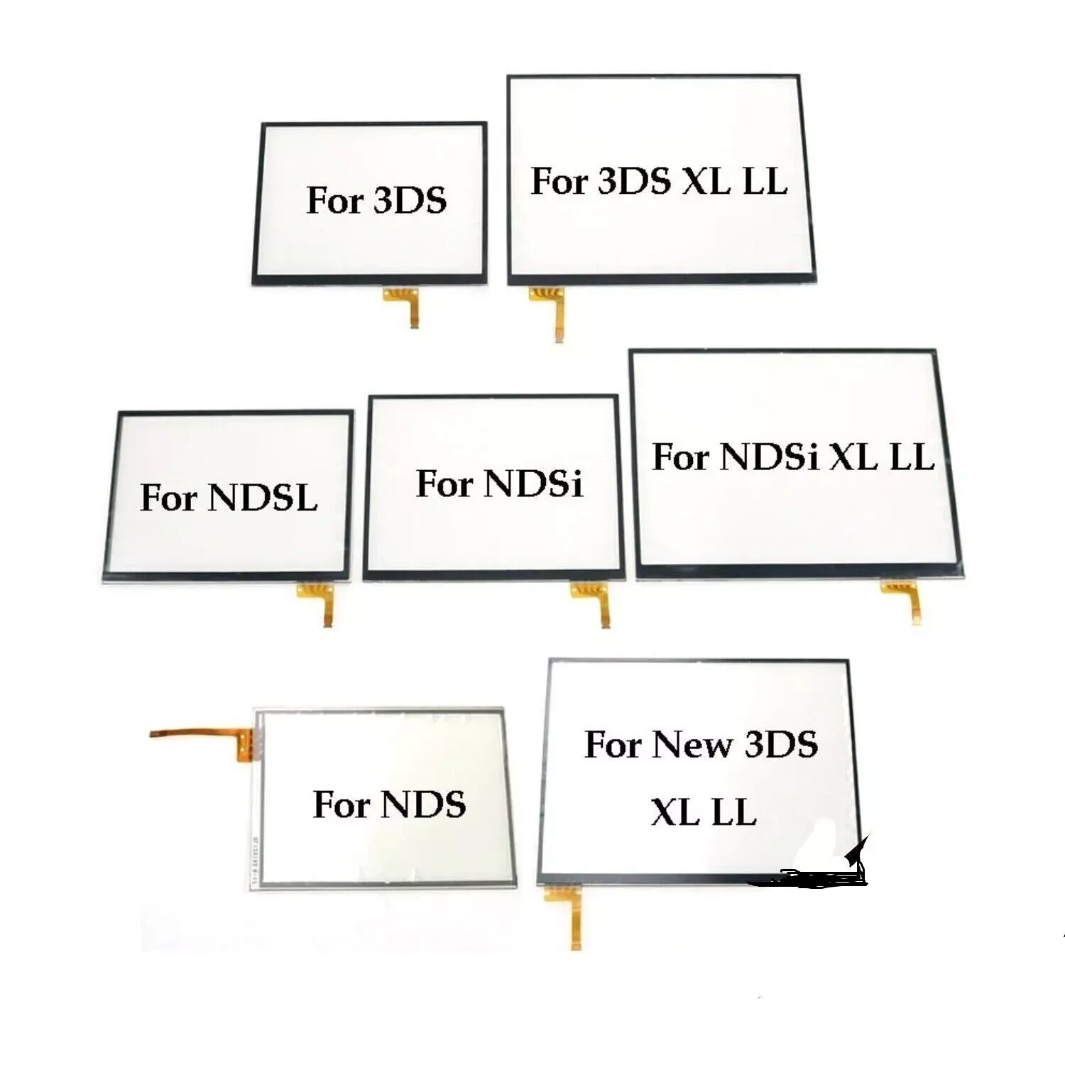 Touch Screen Panel Display Digitizer Glass  Nintendo DS Lite DSi 3DS XL